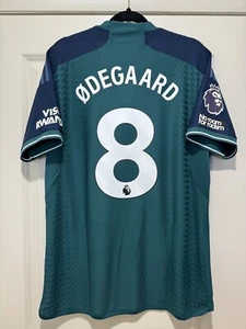 Odegaard #8 Mens LARGE Adidas Arsenal Authentic Third Jersey - Picture 1 of 19