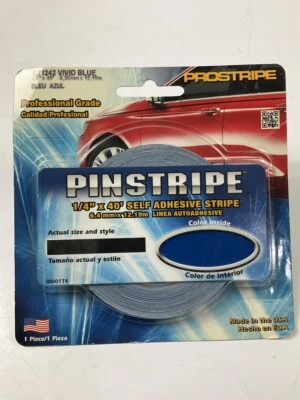 Prostripe R21242 1/4英寸 X 40 英尺细条纹针带 - 深蓝色 — 第 1/3 张图片