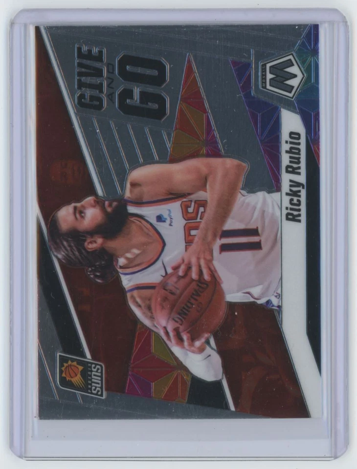 2019-20 Panini Mosaic Give and Go Ricky Rubio . Phoenix Suns #12 - Image 1 of 2