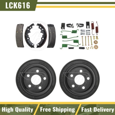 Tambores de freno traseros zapatas de freno herrajes kit de resorte para Pontiac Sunfire 2001 2002 Foto 1 de 4