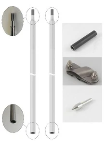 Tiefenerder Erder Erdung Staberder Ø20mm 1500mm V4A Edelstahl SET Längenauswahl - Bild 1 von 26