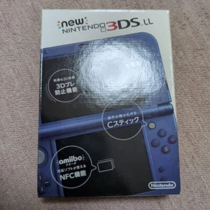 New Nintendo 3DS XL LL Metallic Blue Console Only Tested Working JP ver with Box - Picture 1 of 6