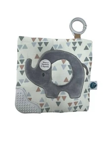 NEW Baby Teether Soft Toy Crinkles  Elephant with lucky trunk up Mary meyer NWT - Picture 1 of 7
