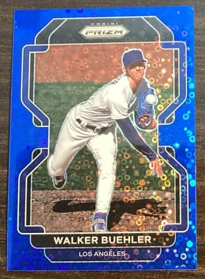 2022 Panini Prizm Blue Donut Circle Prizm /199 Walker Buehler #72 - Image 1 of 2