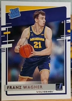 2021-22 Panini Donruss Rated Rookie Franz Wagner RC Magic Foil SP #34 NM-MT DP - Image 1 of 2