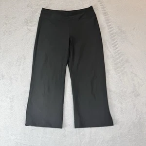 Prana Leggings Womens Sz Medium Black Capri Cropped Yoga Pants Activewear 0269 - Picture 1 of 3