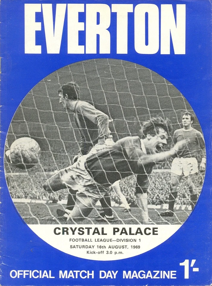 Everton Home Programmes 1969/70 League Winners - Image 1 of 1