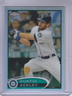 2012 Topps Chrome Refractors #107 Dustin Ackley - BB - Image 1 of 2