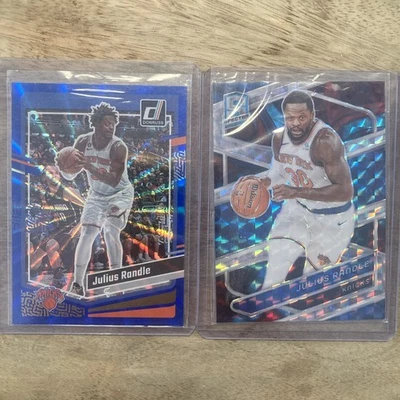 2023-24 Julius Randle Knicks Panini Spectra /99 & Panini Donruss láser azul /49 Foto 1 de 4