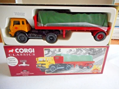 Corgi Classics 18601 Bedford KM Platform Trailer British Rail 1:50+Mirr+Ltd +Box - Изображение 1 из 4