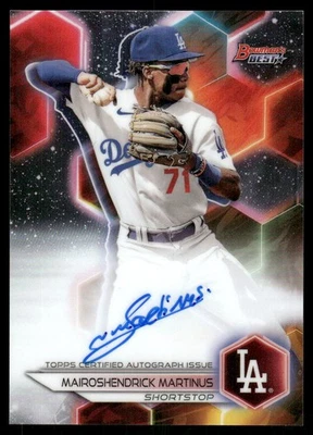 2023 Bowman's Best Best of '23 Autographs #B23MM Mairoshendrick Martinus Auto BB - Image 1 of 2