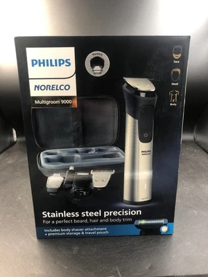 NEW - Philips Norelco Multigroom 9000 MG9510/60 Men's Grooming Kit - Image 1 of 2
