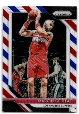 2018-19 Panini Prizm #264 Marcin Gortat Prizms Red White and Blue - Image 1 of 2