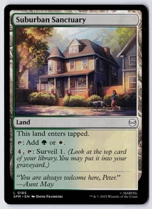 MTG Marvel's Spiderman Full Art Lands and Basic Lands - MTG SPM - Picture 1 of 27