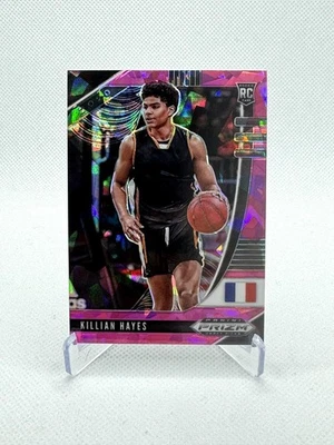2020-21 Panini Prizm Draft Picks Pink Ice Killian Hayes Rookie RC #12, Parallel - Image 1 of 2