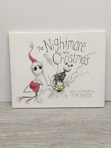 Nightmare Before Christmas HC Book Tim Burton 20th Anniversary 2013 1st Edition  - Bild 1 von 4