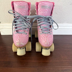 Impala Quad Roller Damen Schlittschuhe, Größe 7 wellig kariert - Bild 1 von 8