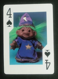 Carta da gioco Northn Trolls 1992 4 picche - Foto 1 di 2