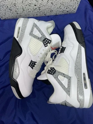 Talla 12 - Jordan 4 Retro OG Medio Blanco Cemento Foto 1 de 4