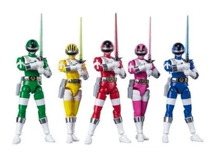 Bandai Shodo Super Sentai Choudenshi BIOMAN Power Rangers Actionfigur Spielzeug Set - Bild 1 von 6