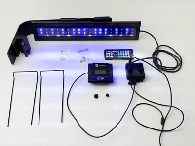 ACTUAL EE. UU. 18-24" Pulgadas Órbita Marina IC LED Arrecife Agua Salada Marino Acuario Luz Foto 1 de 4