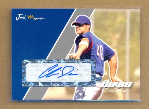 2008 Just Autographs Signatures Silver #15 Chris Davis Auto /10 BB - Image 1 of 1