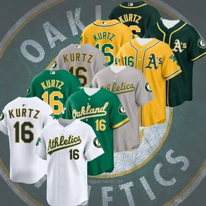 HOT NEW! Kurtz #16 Nick Oak Athletic Name & Number Players AOP Gift Fan Made - Picture 1 of 12