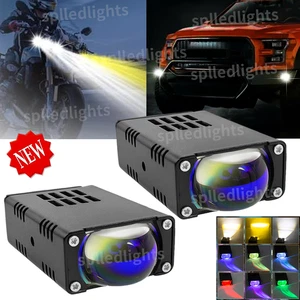 2 PIEZAS 160W Grile Vainas de Luz LED Faro Delantero Coche Moto ATV UTV Proyector - Imagen 1 de 13
