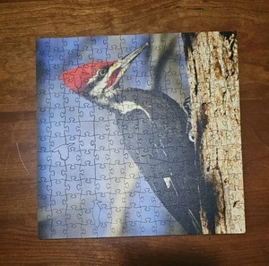 Zen Puzzles Stapelspecht 204 Teile Medium handwerkliches Holzpuzzle - Bild 1 von 9