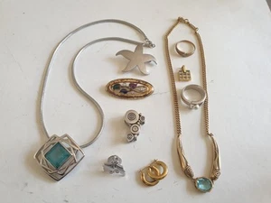 Pierre Lang Ketten / Collier-Kette Konvolut Ringe Broschen Ohrringe - Bild 1 von 8
