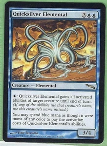Magic the Gathering MTG - Quicksilver elemental - Mirrodin NM - Picture 1 of 1
