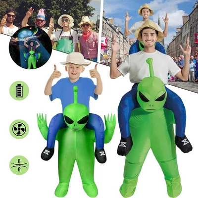 MARKENLOS Morph Kostüm Alien Aufblasbar,Halloween Alien Kostüm,Aufblasbare Kostüme Cosplay