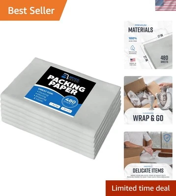 Protective 480 Sheet Moving Paper - 15 lbs, Ideal for Packing Fragile Items - Image 1 of 4