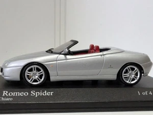 MINICHAMPS 1/43 Alfa Romeo Spider 2003 Silver Grigio Chiaro Limited 4224 pezzi - Foto 1 di 12