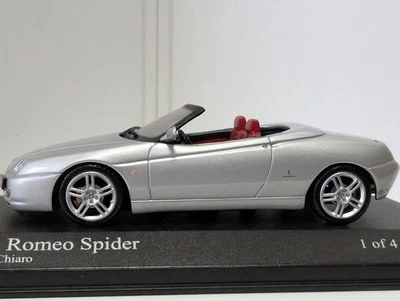 MINICHAMPS 1/43 Alfa Romeo Spider 2003 Silver Grigio Chiaro Limited 4224pcs - Image 1 of 4