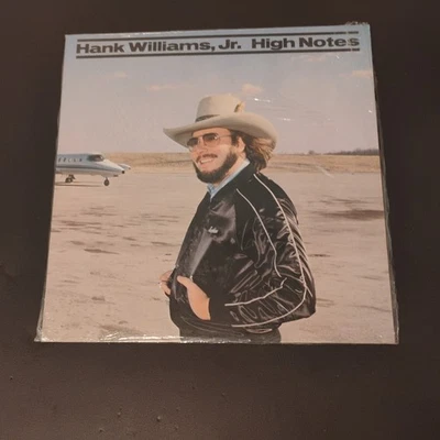 Hank Williams Jr. High Notes LP 1982 US Elektra Vinyl 12" Record E1-60100 Shrink - Image 1 of 4