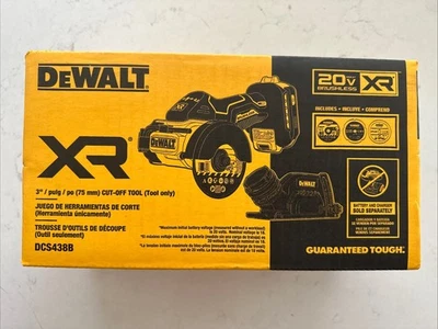 DEWALT 20V XR Brushless 3 Inch Cut Off Tool DCS438B Tool Only - Image 1 of 3