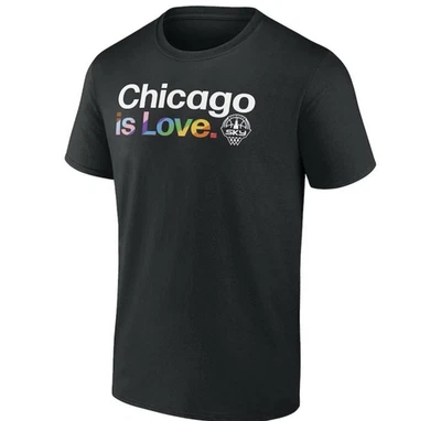 Camiseta negra Chicago Sky City Pride 2XLT para hombre Foto 1 de 4
