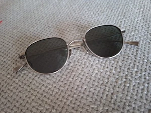 EYEVAN 7285 Oval Titan Brille Modell 170 Gebürstete Silber & Graue Gläser 49-22 - Bild 1 von 8