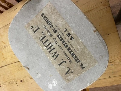 1930s Vintage Top Hat From A J White Of Jermyn Street In Vintage Box - Image 1 of 4