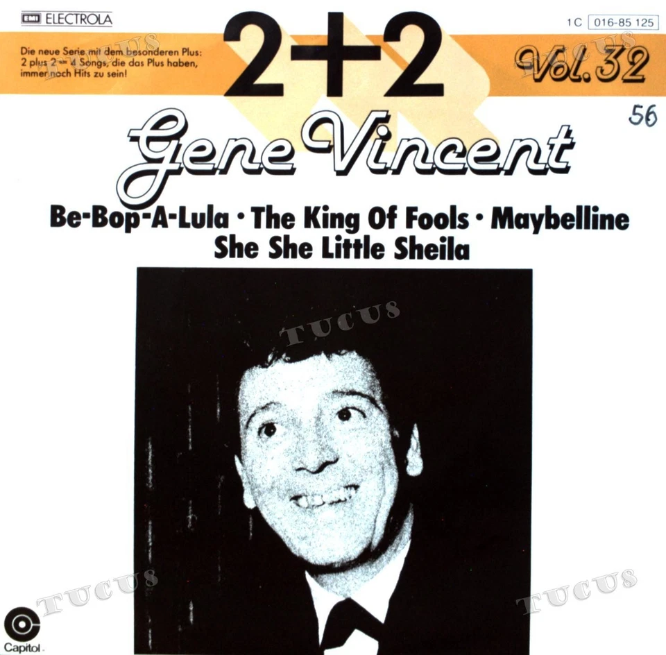 Gene Vincent - Be-Bop-A-Lula / Blue Jean Bop 7" (VG+) '* Foto 1 de 1