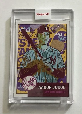 2021 Topps Project 70 - Morning Breath Aaron Judge #123 ‘53 Topps Baseball /5181 - Image 1 of 3