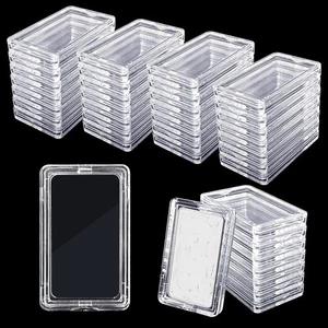 50PC Coin Cases Holder Capsules Direct Fit 1oz Silver Bar One Troy Ounce Bar - Picture 1 of 9