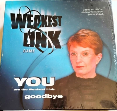 Vintage The Weakest Link Board Game Hasbro Board Game 2001 TV Game Show NEW - Image 1 of 4