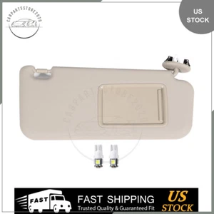 For 06-12 Toyota Rav4 Beige + License plate Light Free Sun Visor W/Sunroof RH - Picture 1 of 11