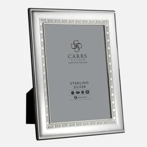 CARRS - Celtic Sterling Silver Photo Frame - 15 x 10cm (6" x 4") - Picture 1 of 5