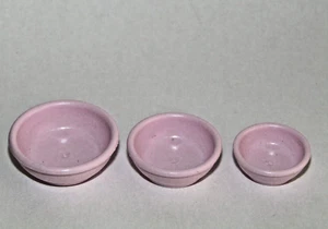 Playmobil Miniature Princess Castle Nesting Pink Bowl Vessel Set - C44 - Picture 1 of 4