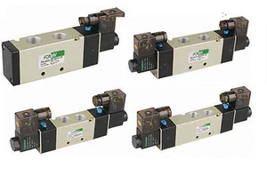 Air Pneumatic Solenoid Valve 2 position 5 way 3/8" 4V320-10-F-DC24V- Fonray - Picture 1 of 4