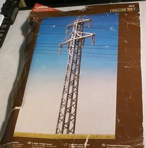 FALLER 130956 ELECTRICITY PYLONS high voltage masts (6) Ho model Kit 1:87 - Picture 1 of 2