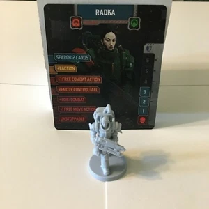 Zombicide: Invader Survivor RADKA Miniature Figure & Card - Picture 1 of 7